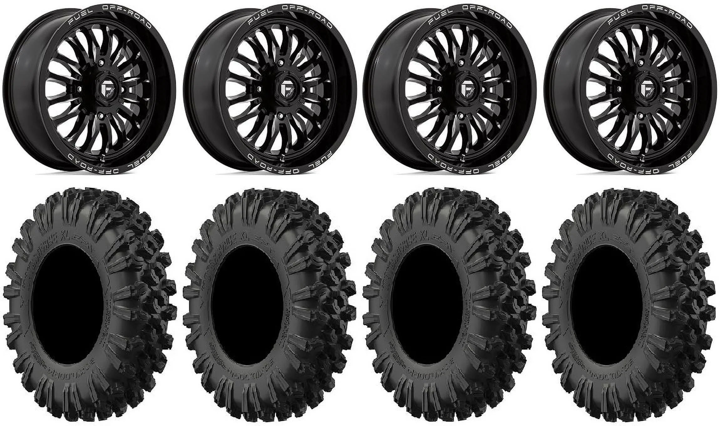 ARC Tires Kawasaki Fuel Teryx Wheels 18" 40" XL Mule Black MotoRavage