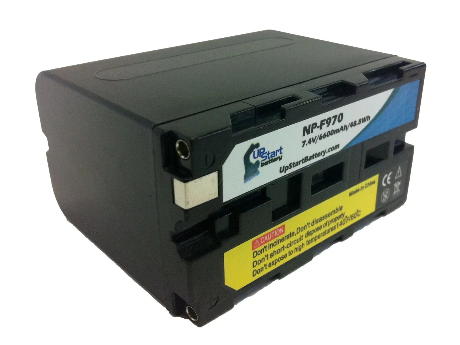Capacity NP-F970 Pack Lithium-Ion) High for UpStart Battery 7.4V, (6600mAh, Capacity GV-D800 - 2x Camera Battery Replacement Battery Digital High -
