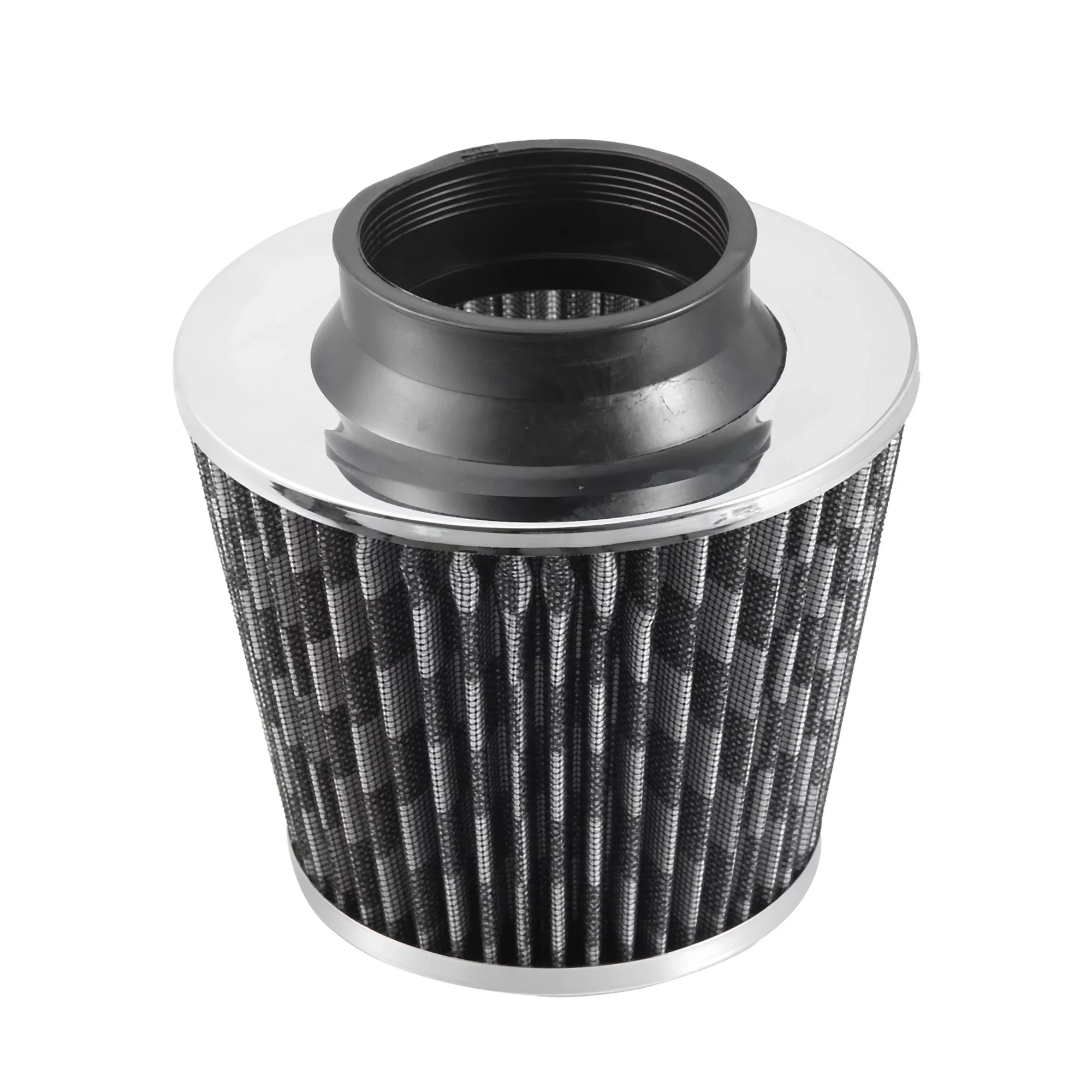 Cold Air on Air Filter Washable Pattern Carbon Cone Intake Ring Dry Fiber 2.7" 1pcs Replacement Reducer Inlet Clamp 70mm