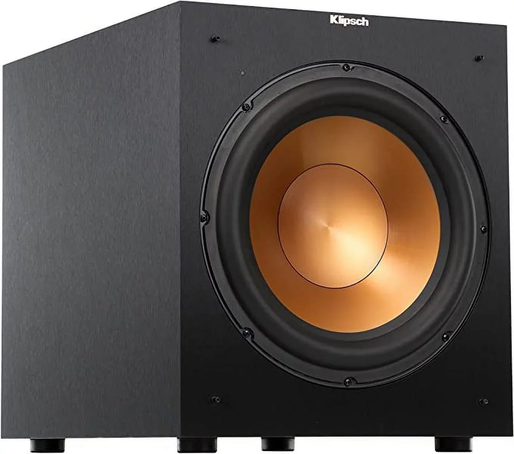 KLIPSCH FRONT-FIRING 12" BLACK REFERENCE SUBWOOFER Open Box R-12SW - 400W