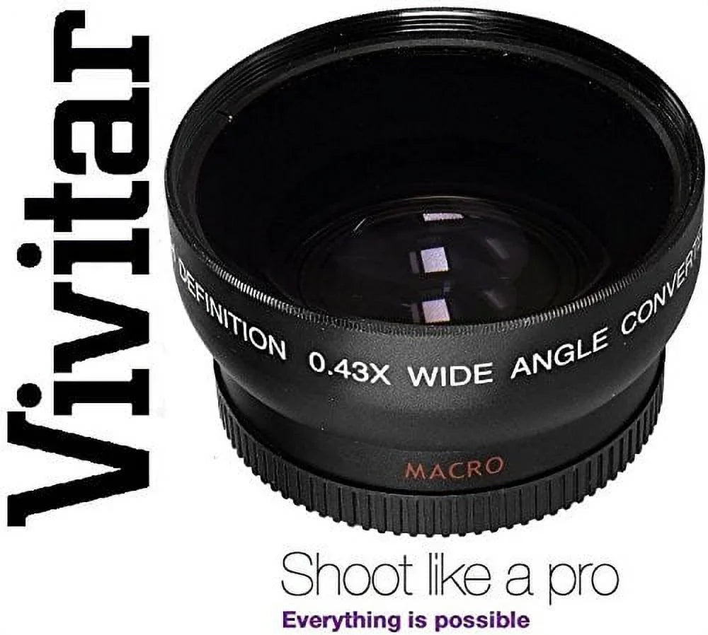 TELEPHOTO & LENS LENS for HI PRO (52mm HD ANGLE Compatible) WIDE DEF NIKON KIT 2PC D3200
