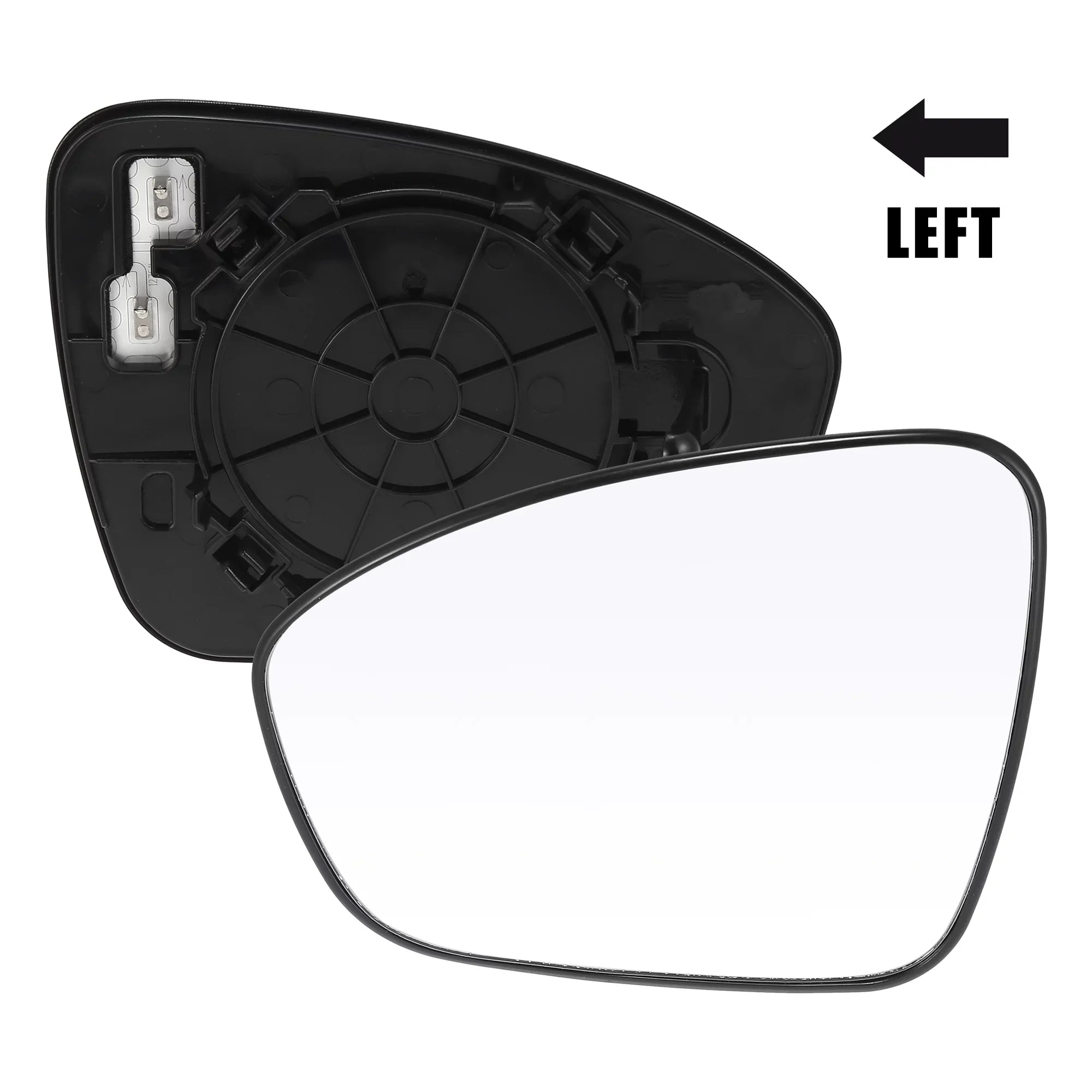 for Driver Mirror Backing 2021 Nissan Glass Sentra 2020 Side with Vehicle Plate Car Rearview Heated Left Replacement