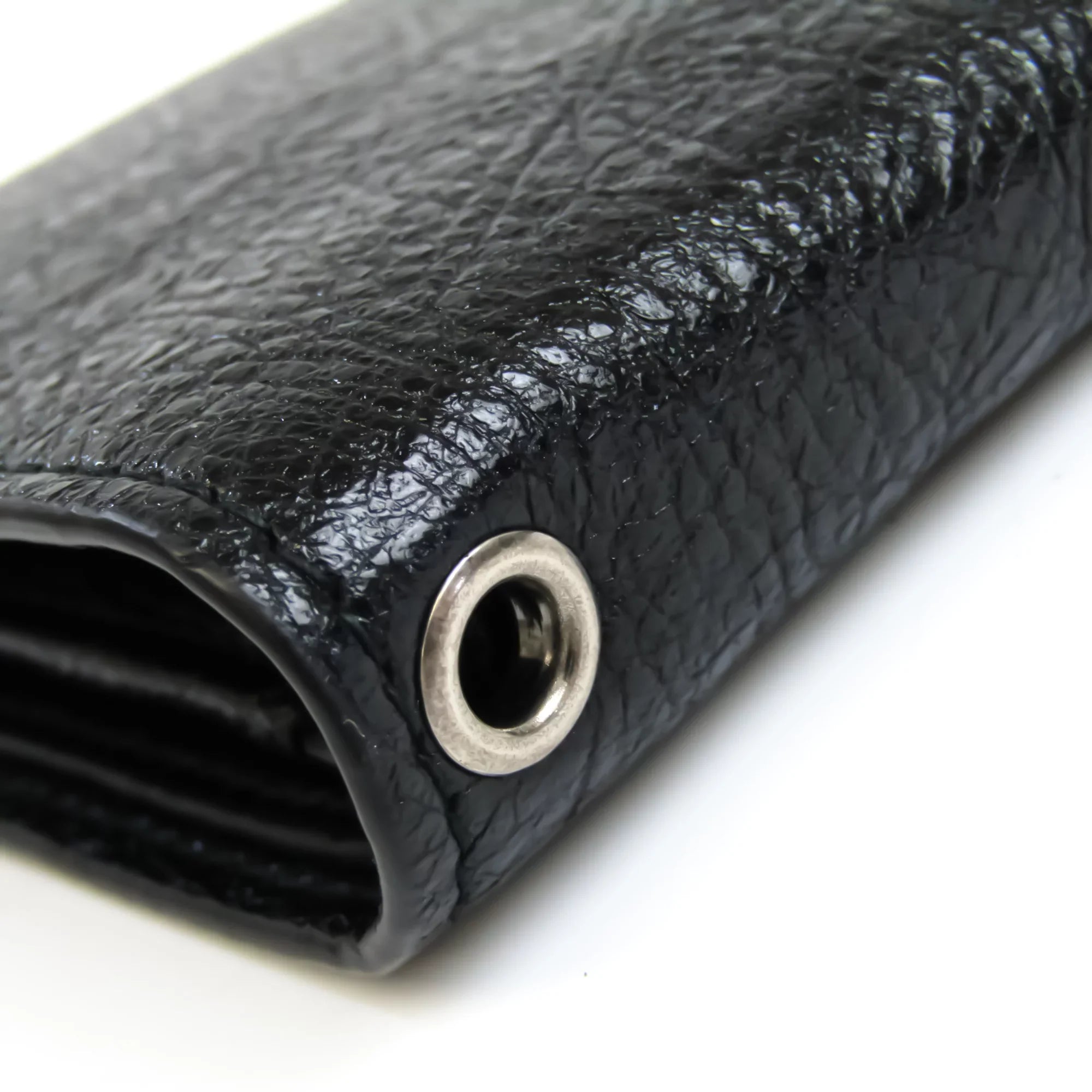 Leather Balenciaga 504934 Unisex Wallet Black (Good) Pre-Owned (bi-fold)
