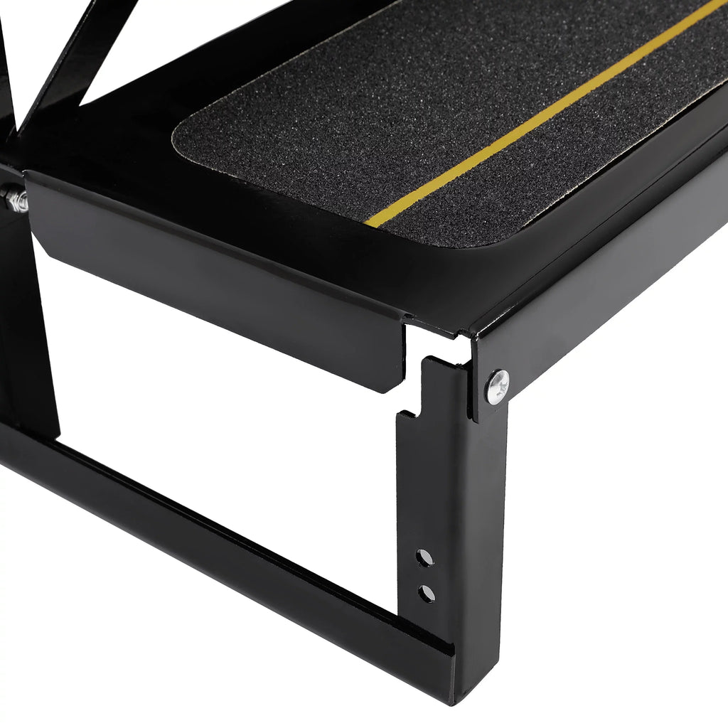 Steel RV Steps Trailer for Armrest Stairs Rail Travel W/ HECASA Trailer Load Hand 3 Universal Camper Hand-railing Side