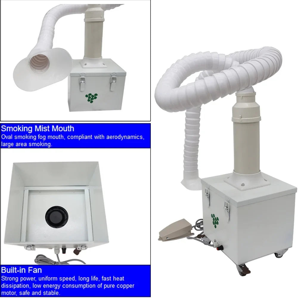 Purifier Welding Smoke Switch Smoke Welding Purifier 12V Dry Portable Fume Foot with Extractor