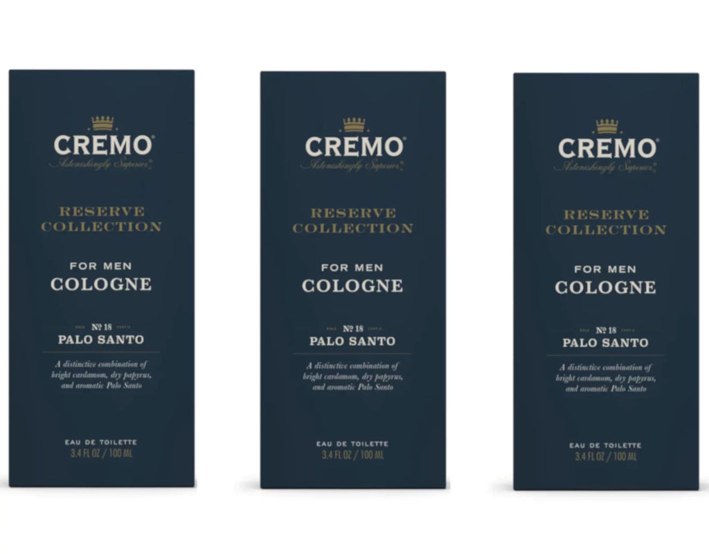 Pack Cologne Oz. 3.4 Fl. Palo 3 - Santo, of Collection Reserve Cremo Men 18 No. For
