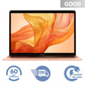 Air 2018 1.6GHz- (Fair) Number MRE82LL/A RAM- i5 Pre-Owned SSD- MacBook 128GB 13" Gold- Model 8GB