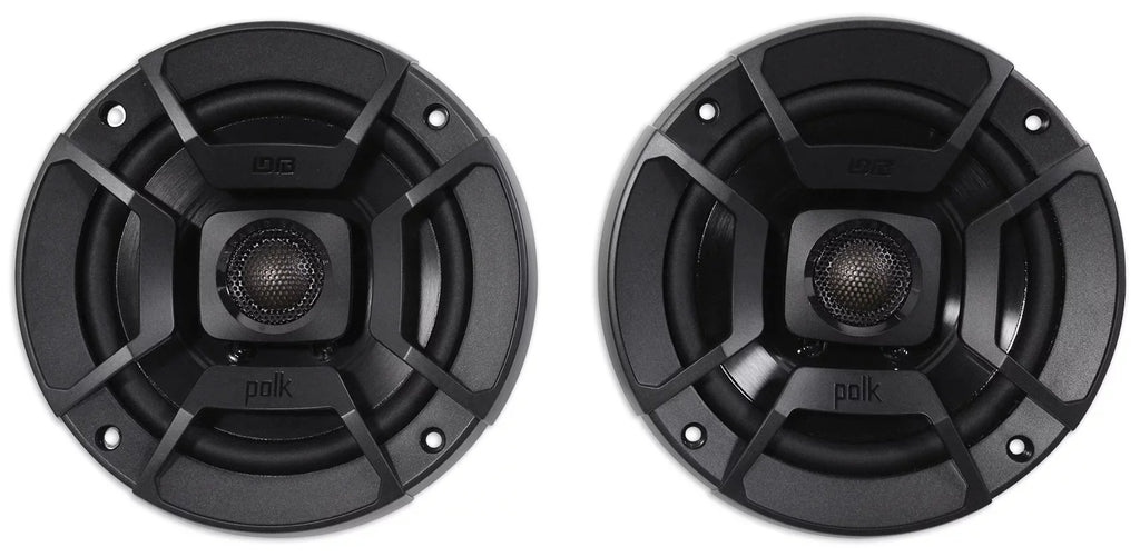 Polk ATV/Motorcycle/Boat Audio + 5.25" Speakers (2) 600w Rockmat DB522 Audio Car