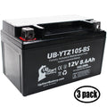 UB-YTZ10S-BS Maintenance Replacement Battery Free, for YZF-R1 Yamaha 2011 - 12V, Activated, 3-Pack Factory Motorcycle 1000CC Battery 8.6Ah, UpStart