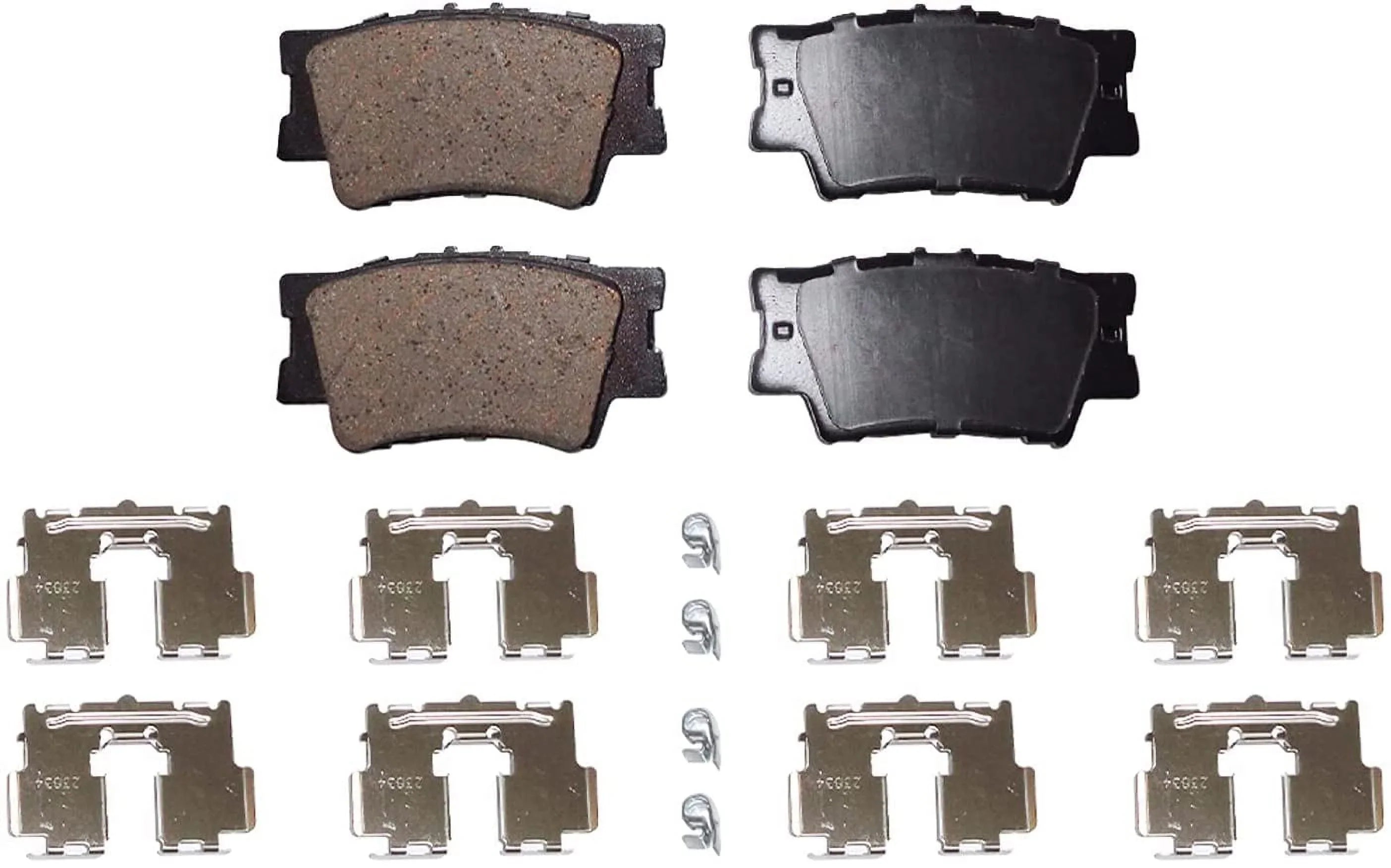 Pads Camry 08-18 - ES350, 2015 Replacement Ceramic ES300h, & 2009 Front for 2011 2014 2017 Rear Brake 2012 07-18 Detroit Brake 2008 2016 Avalon 07-17 2010 4 Pads Lexus Axle 2013 Toyota