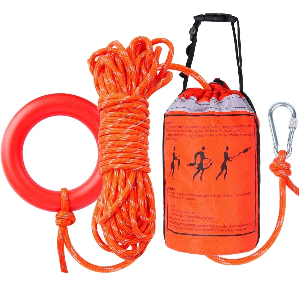 First Safety with Throw for for and liquid Aid Rafting, Device Equipment Boat and Raft Kayaking Bag Feet Rope, Rescue 70 of