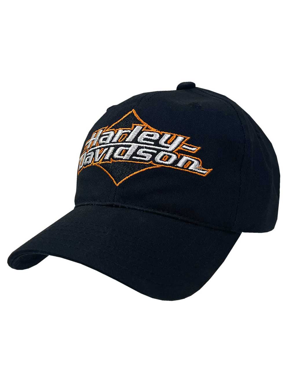 Davidson Baseball Cap- Bill Embroidered Black, H-D Harley Harley-Davidson Curved Men's Adjustable