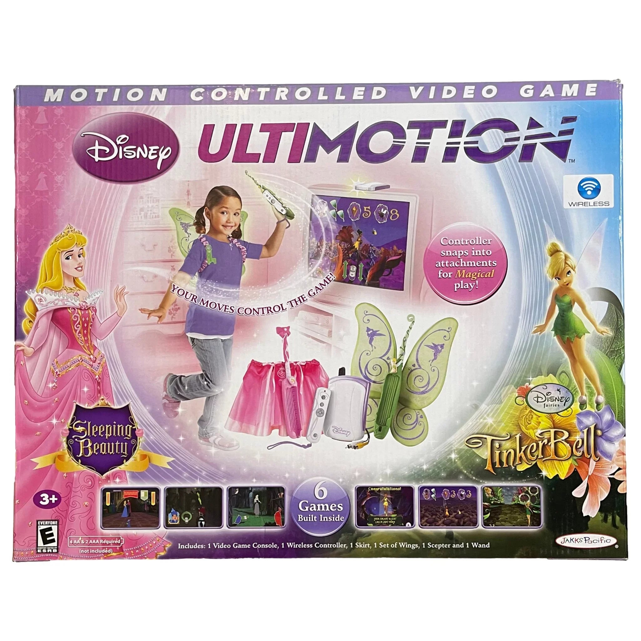 Game Fairies Motion Sleeping Disney Ultimotion Beauty Wireless Video Controlled