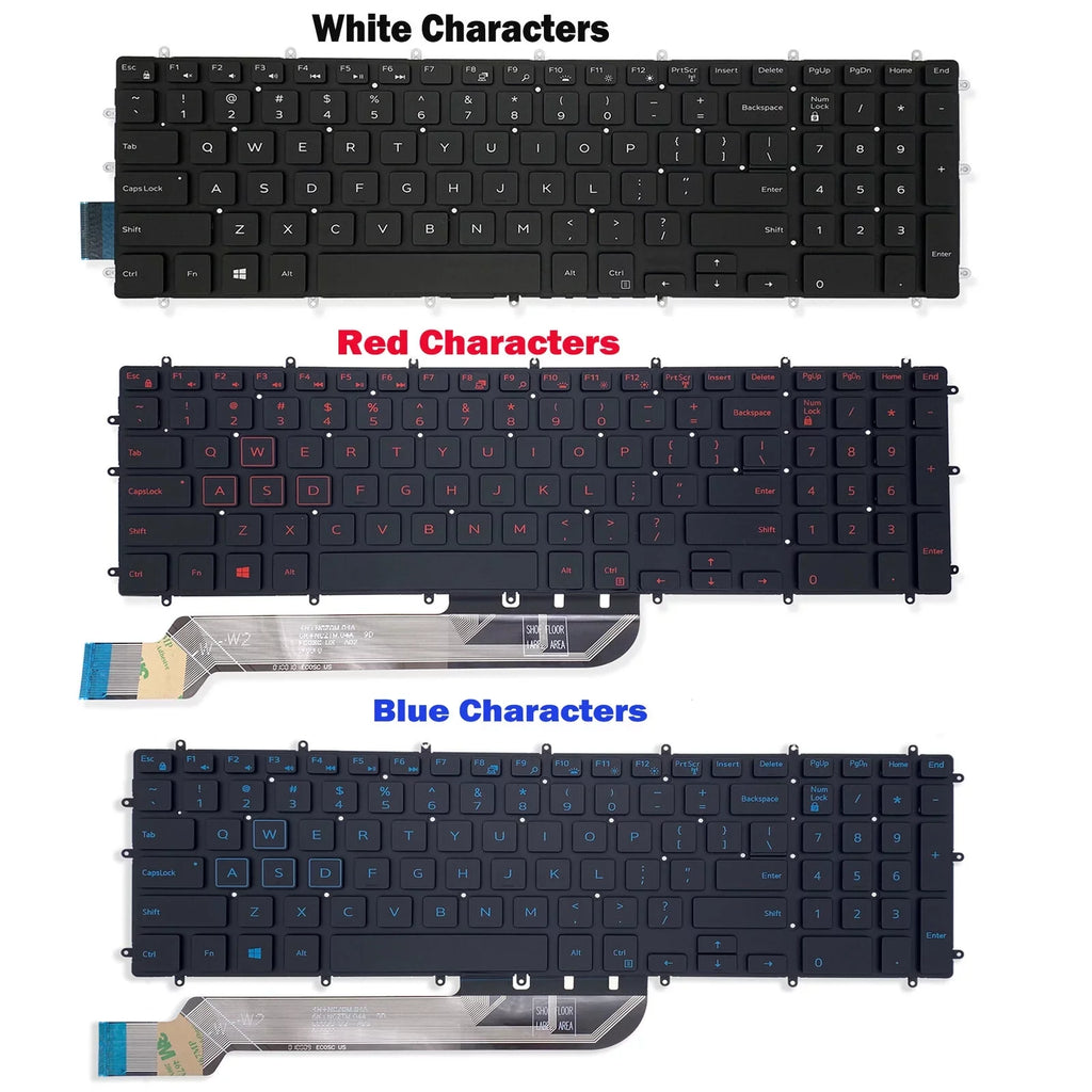 5587 7790 3590 G5 7588 G7 Keyboard Backlit 3579 US 5590 3779 G3 7590 For