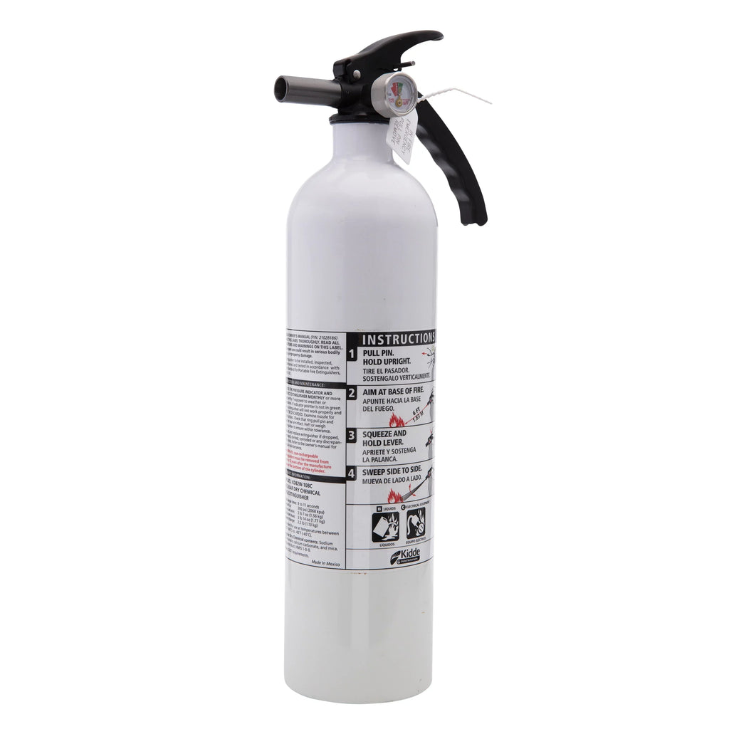 Extinguisher, 10-B:C, UL Rechargeable Fire Kidde Rated Model Not KD82W-10BC, Marine