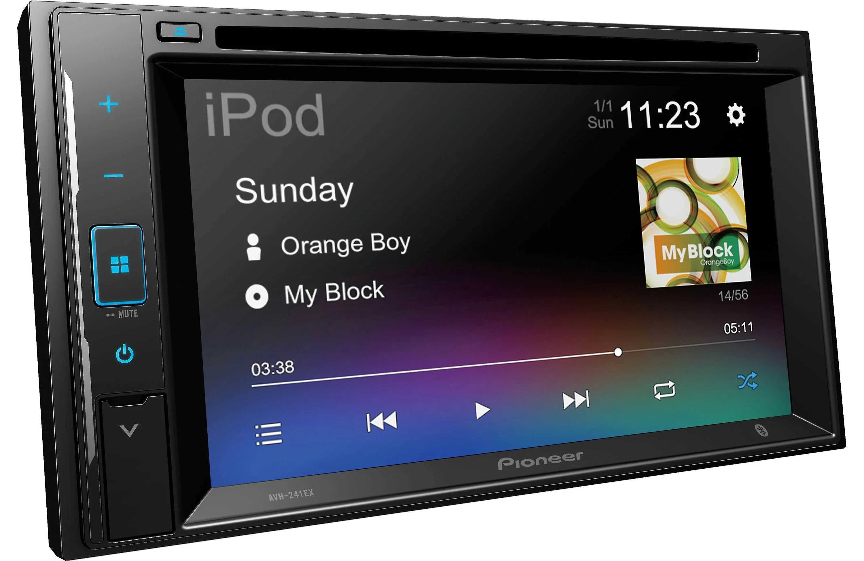 DVD AVH-241EX Camera with License Plate Pioneer Backup Receiver