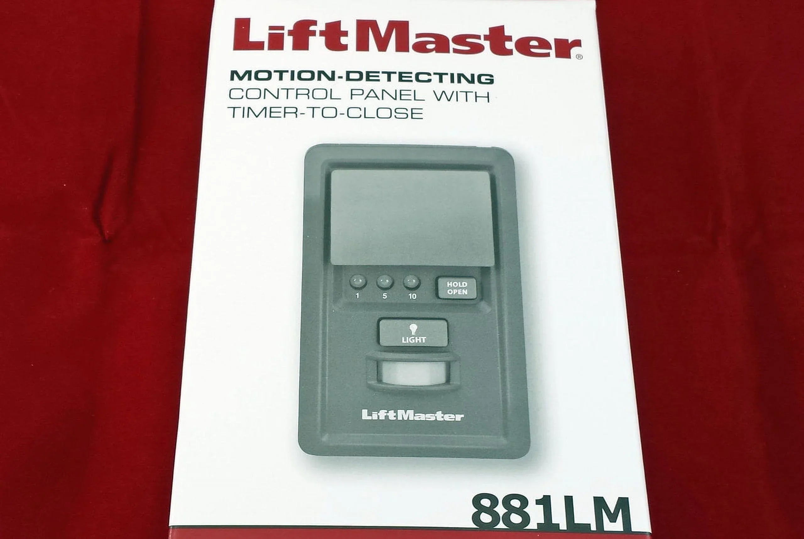 881LMW Wi-Fi Timer-to-Close Motion-Detecting Control with LiftMaster Panel