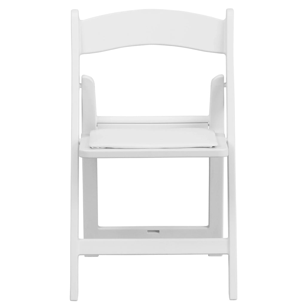 Seat Padded Furniture Resin White Flash Pack with HERCULES White 11 Vinyl Chair Kids Folding