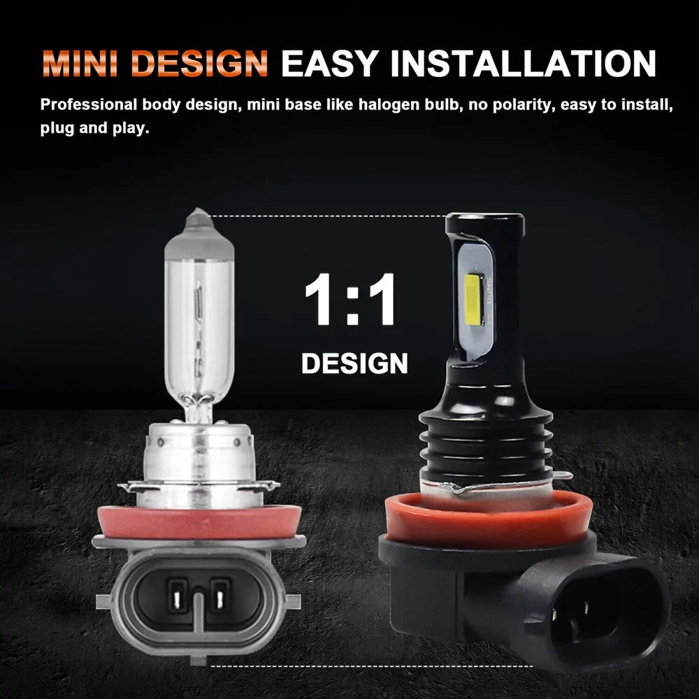 6pcs 6000K 2013-2015, H11 High Light Beam H11 Mazda Bulbs LED + For LED CX-9 Hedlight Low Bulbs 9005 Fog