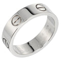 No. Gold Love (Good) Ring CARTIER Approx. 15 I122924022 Pre-Owned Cartier White WG 7.9g K18