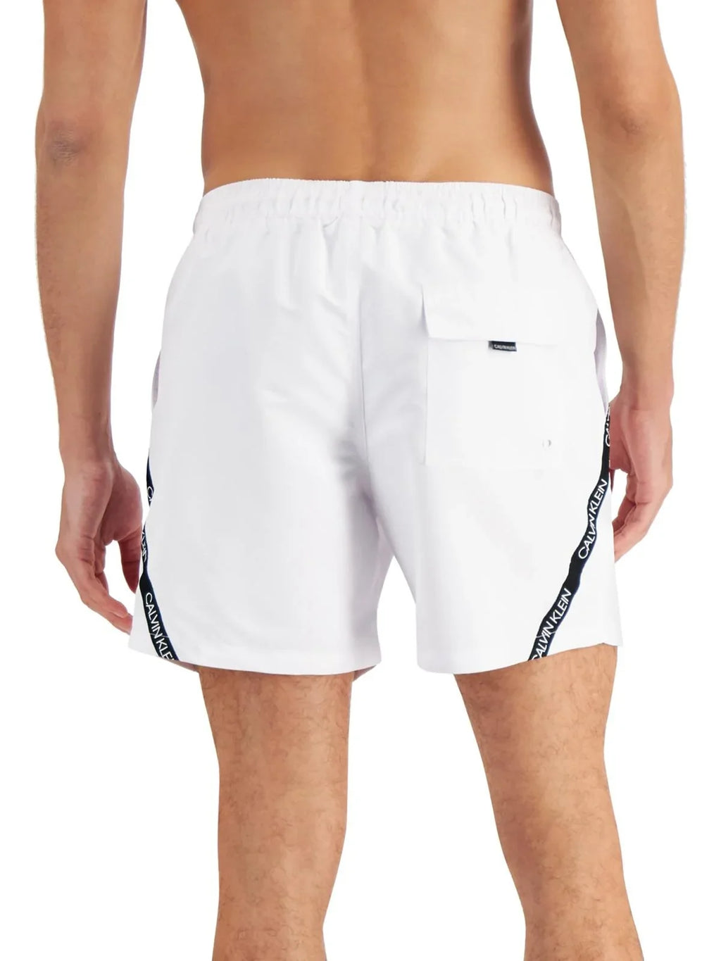 Drawstring Swim Pockets Klein Mens Calvin Trunks