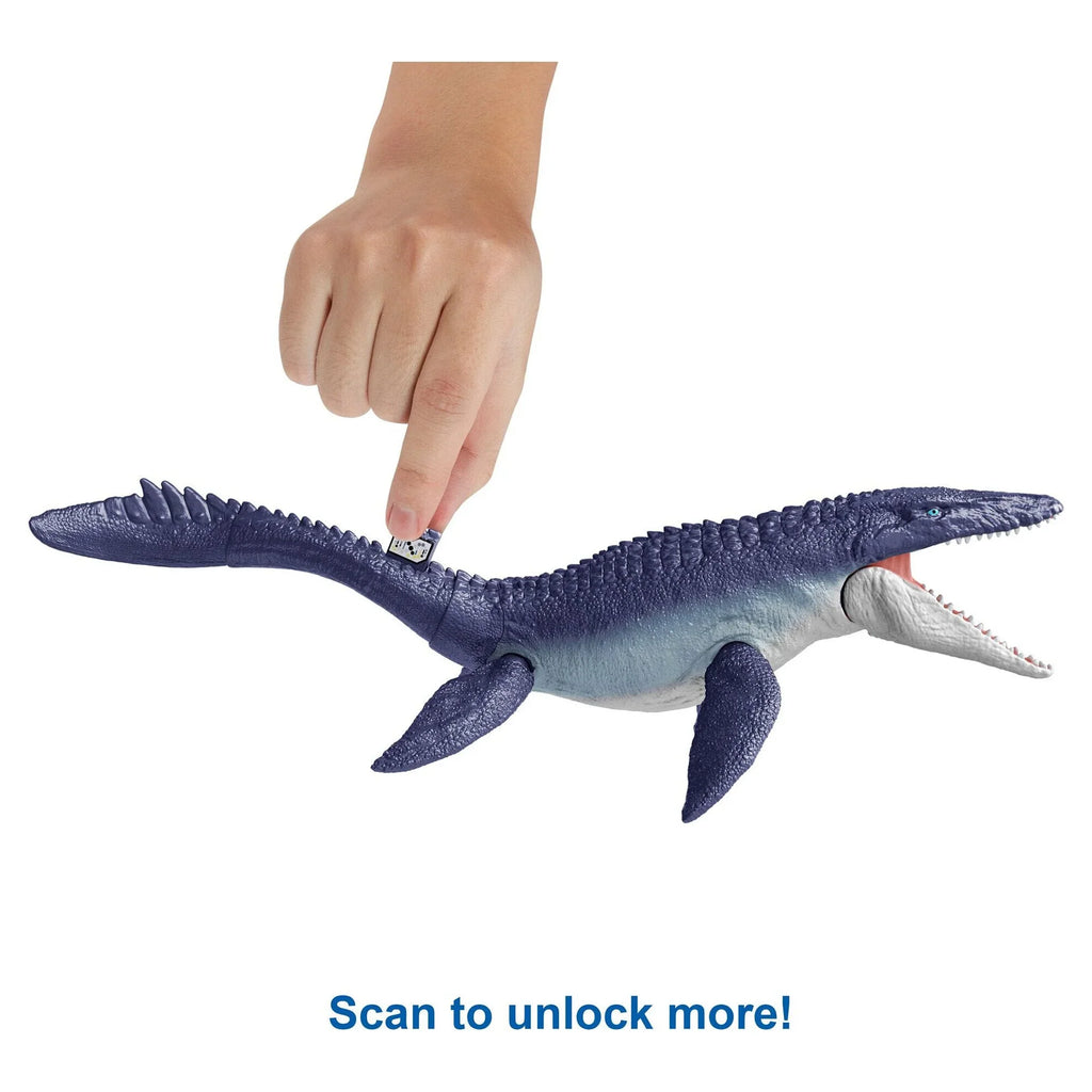 Physical with Digital of Dinosaur Recycled Dominion Gift Ocean Jurassic World Toy Action Joints, Plastic, Figure Protector Play Movable Pound 1 from Mosasaurus and