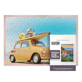 Kit Sheets with Rose Picture Puzzle Gold with Wood Real | Scandanavian | Frame Frame UV 24x30 Glue