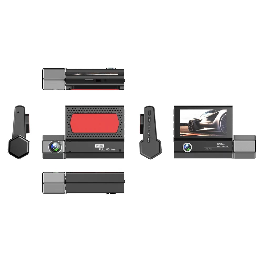 Inside 1080p Dashcam Dvr Camera Inch Owsoo Pinnaco Inside Dash Inch Support Dash Screen Camera,Radirus Rear Screen Dash Rear 3 3-lens Pristin Camera