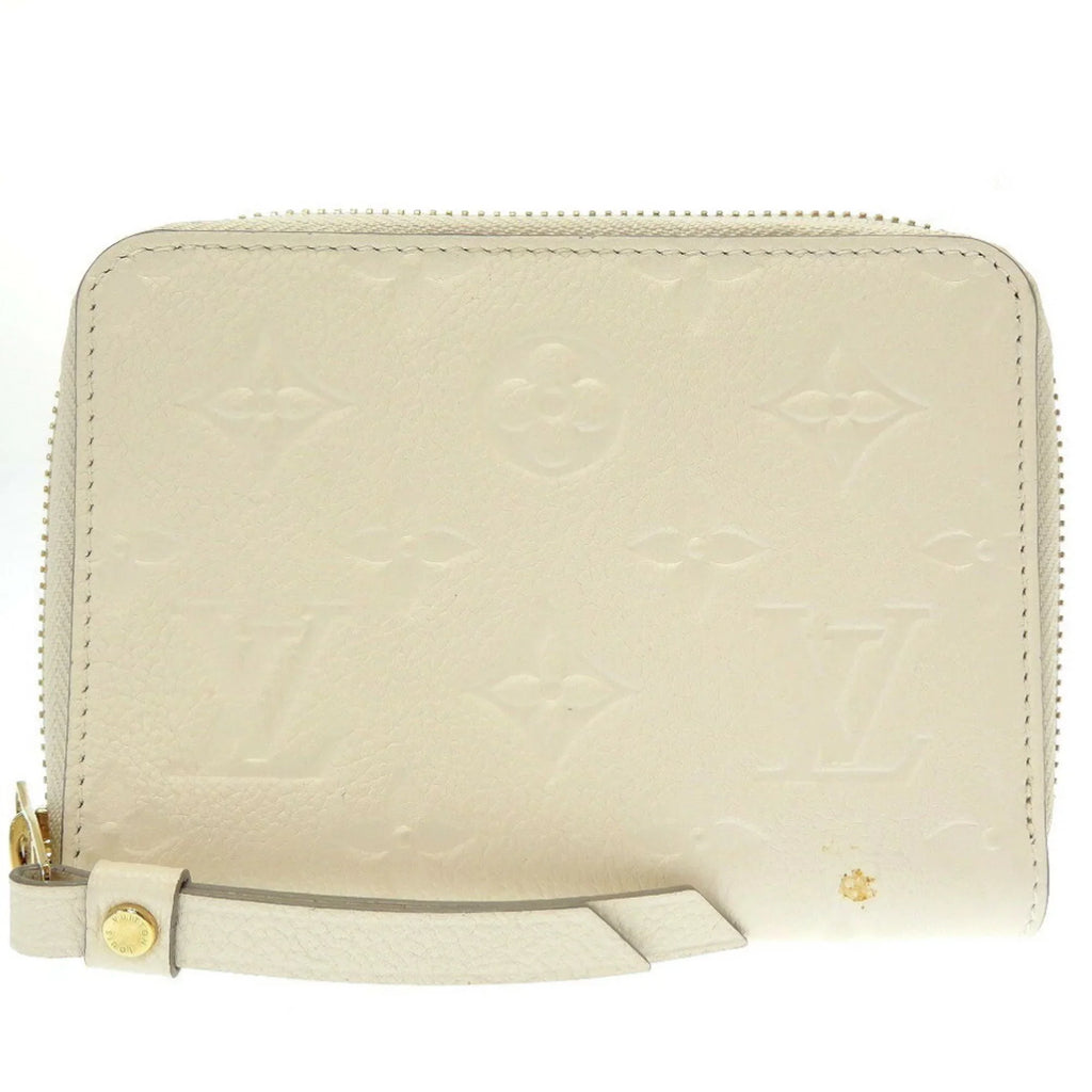 Portefeuille M93432 Neige Wallet (Good) Bifold Pre-Owned Round Secret Monogram Implant
