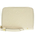 Portefeuille M93432 Neige Wallet (Good) Bifold Pre-Owned Round Secret Monogram Implant