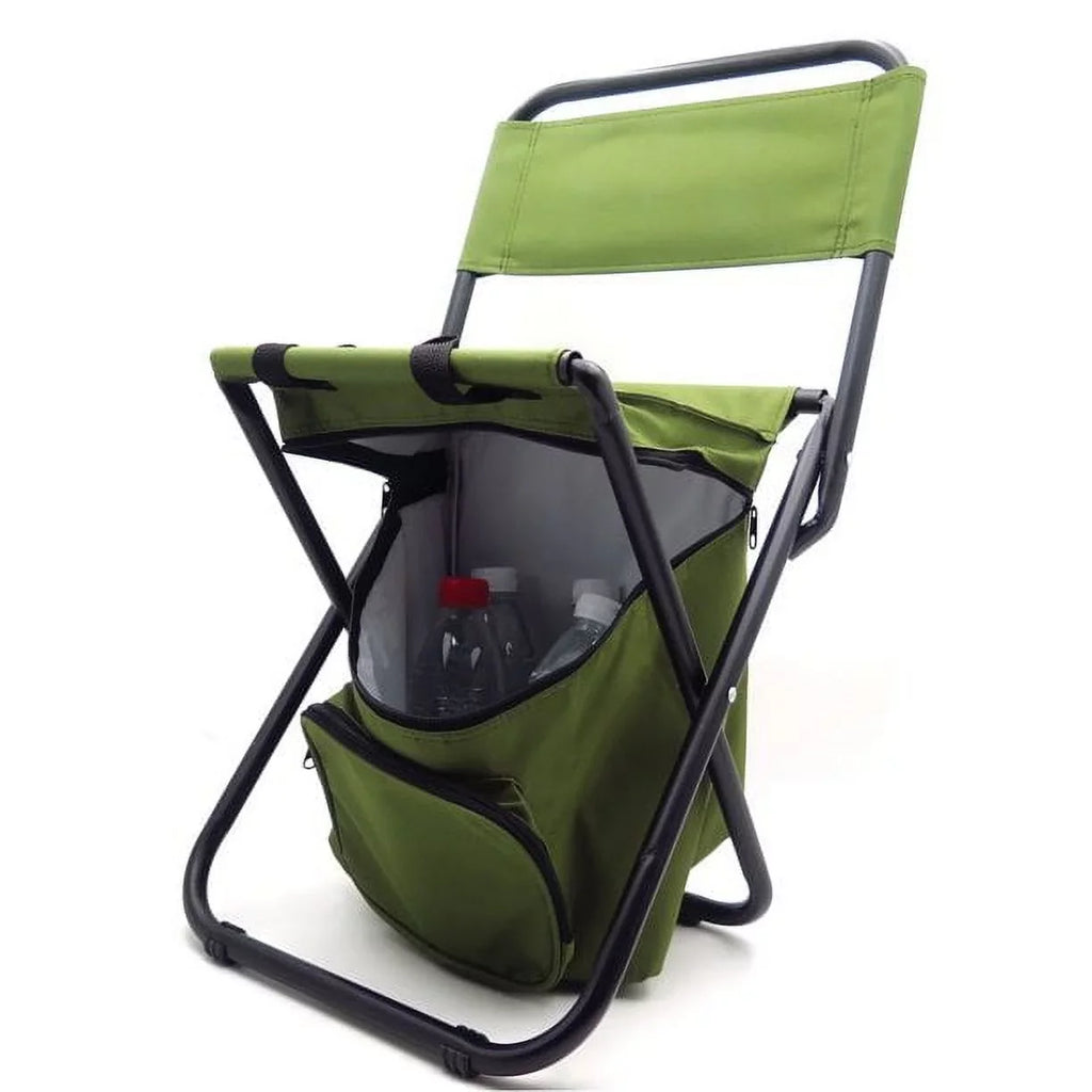 HTTMT- Camping Picnic Multi-use Bag Backpack Stool Chair Cooler with Hiking Fishing New