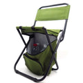 HTTMT- Camping Picnic Multi-use Bag Backpack Stool Chair Cooler with Hiking Fishing New