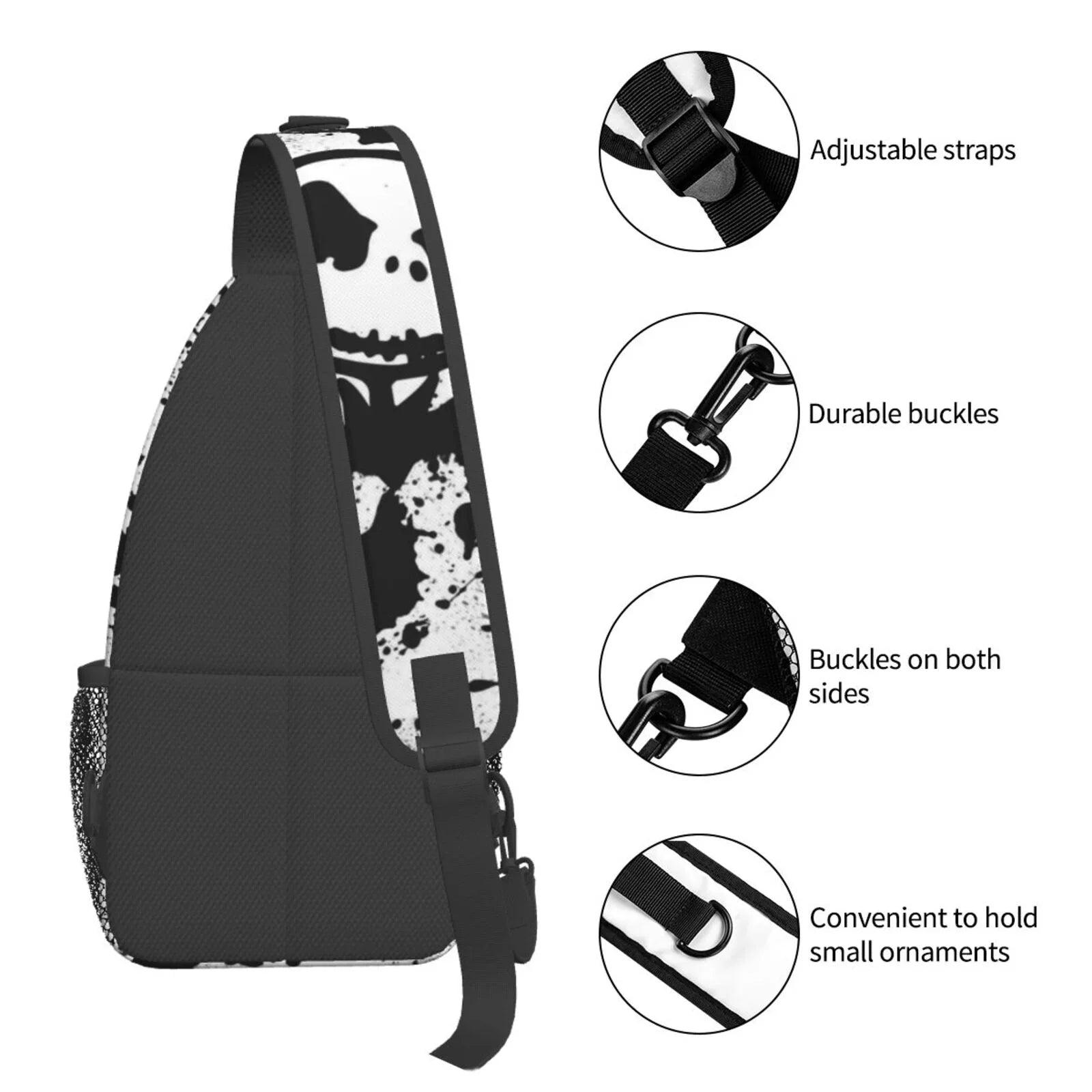 Daypack Gifts Christmas Sling Crossbody Women Men Bags Bag Unisex Skellington Jack Nightmare For Chest The Backpack Travel Hiking Shoulder Before