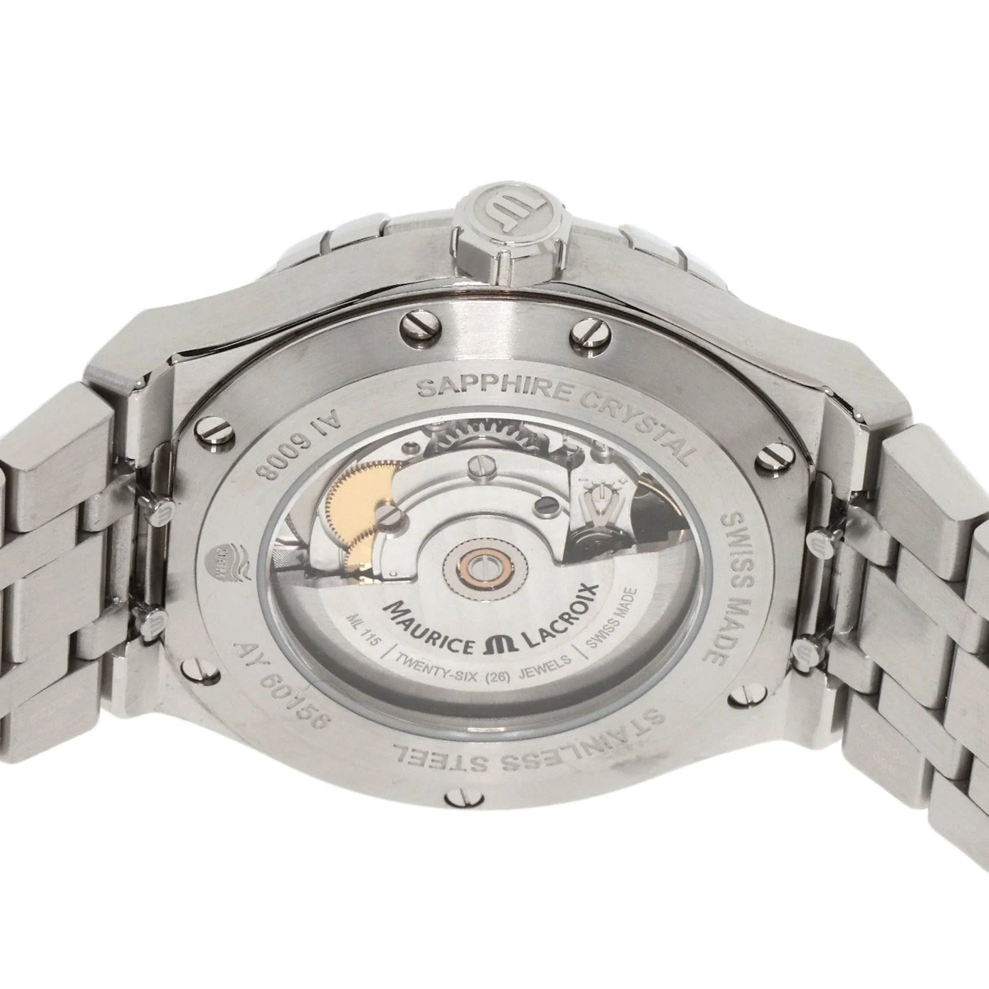Lacroix LACROIX Maurice AI6008 Watch SS MAURICE Icon Stainless Men's (Good) Pre-Owned Steel