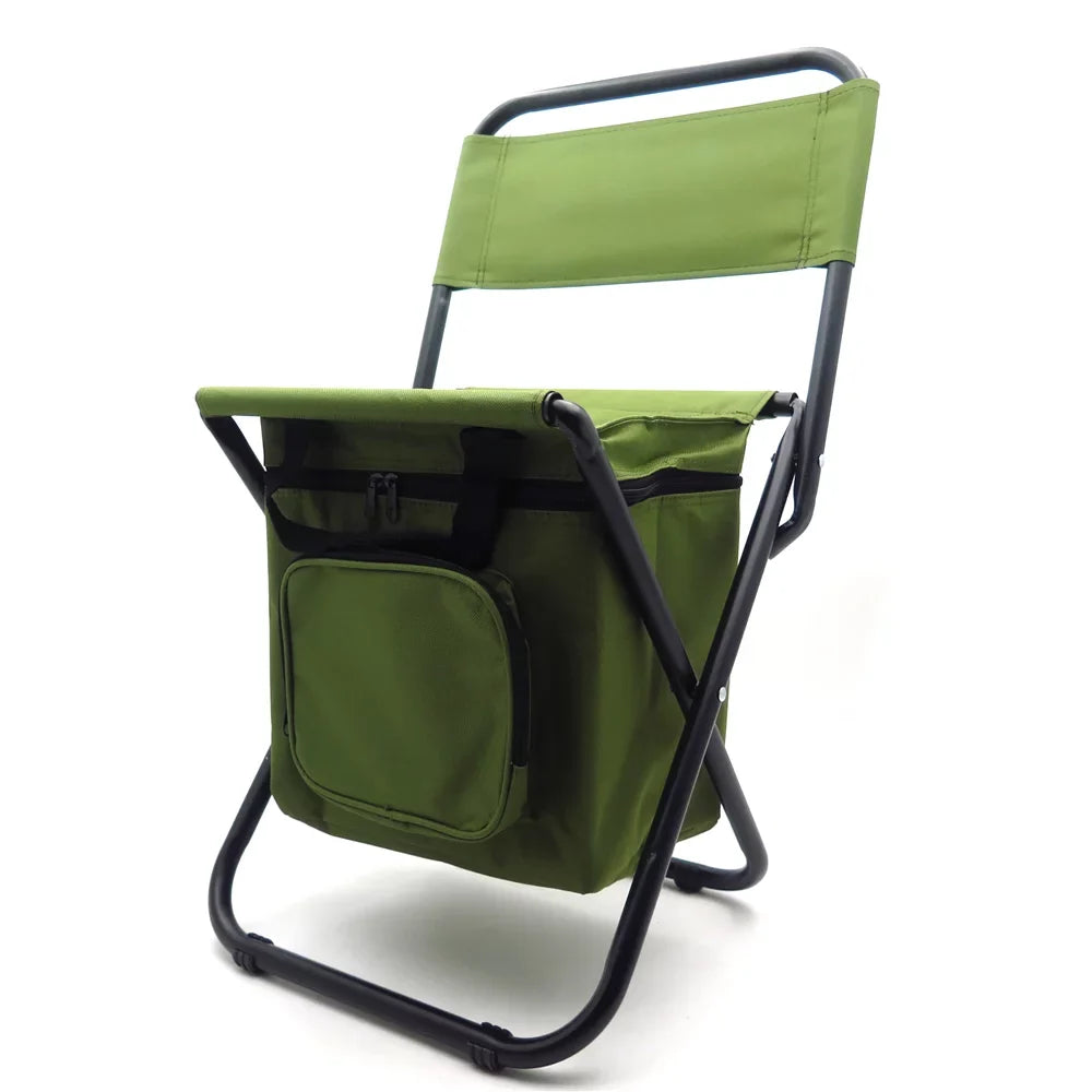 HTTMT- Camping Picnic Multi-use Bag Backpack Stool Chair Cooler with Hiking Fishing New