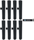 Array Column 24" COL600-BK (8) Black Commercial 70V Mount Speakers+Amp Wall JBL