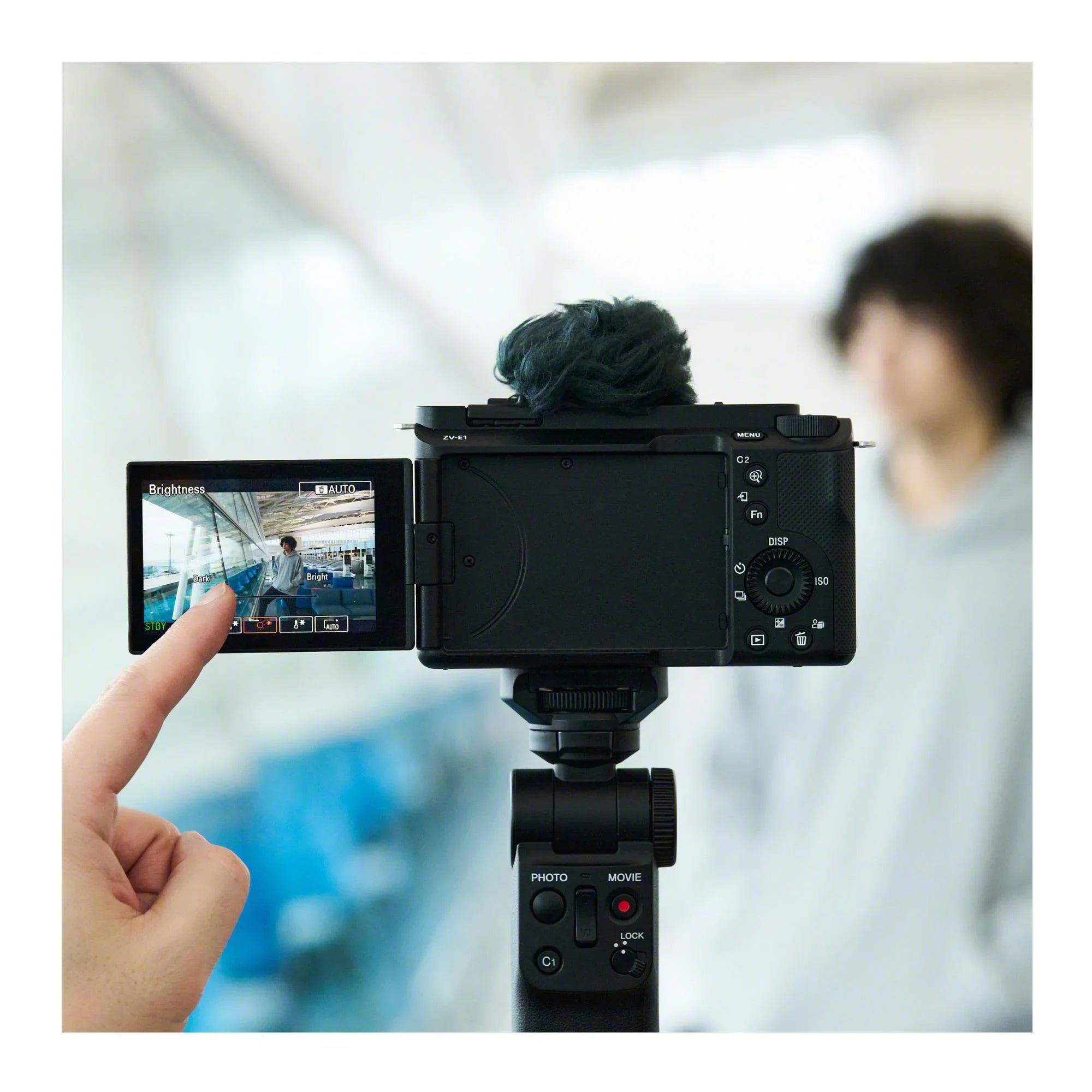 ZV-E1 (ILCZV-E1/B, Mirrorless Black) 50mm with Camera Alpha Bundle Lens