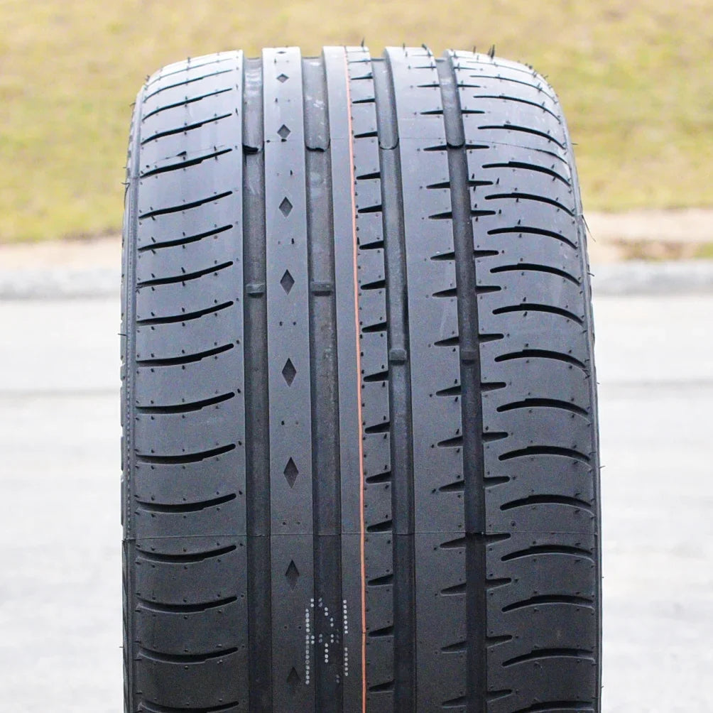 2017-23 Touring (TWO) Pair 95Y 235/40ZR18 Focus Civic XL Tires Fits: Sport Honda Performance 2 Phi Accelera Titanium, 235/40R18 of High 2012-18 A/S