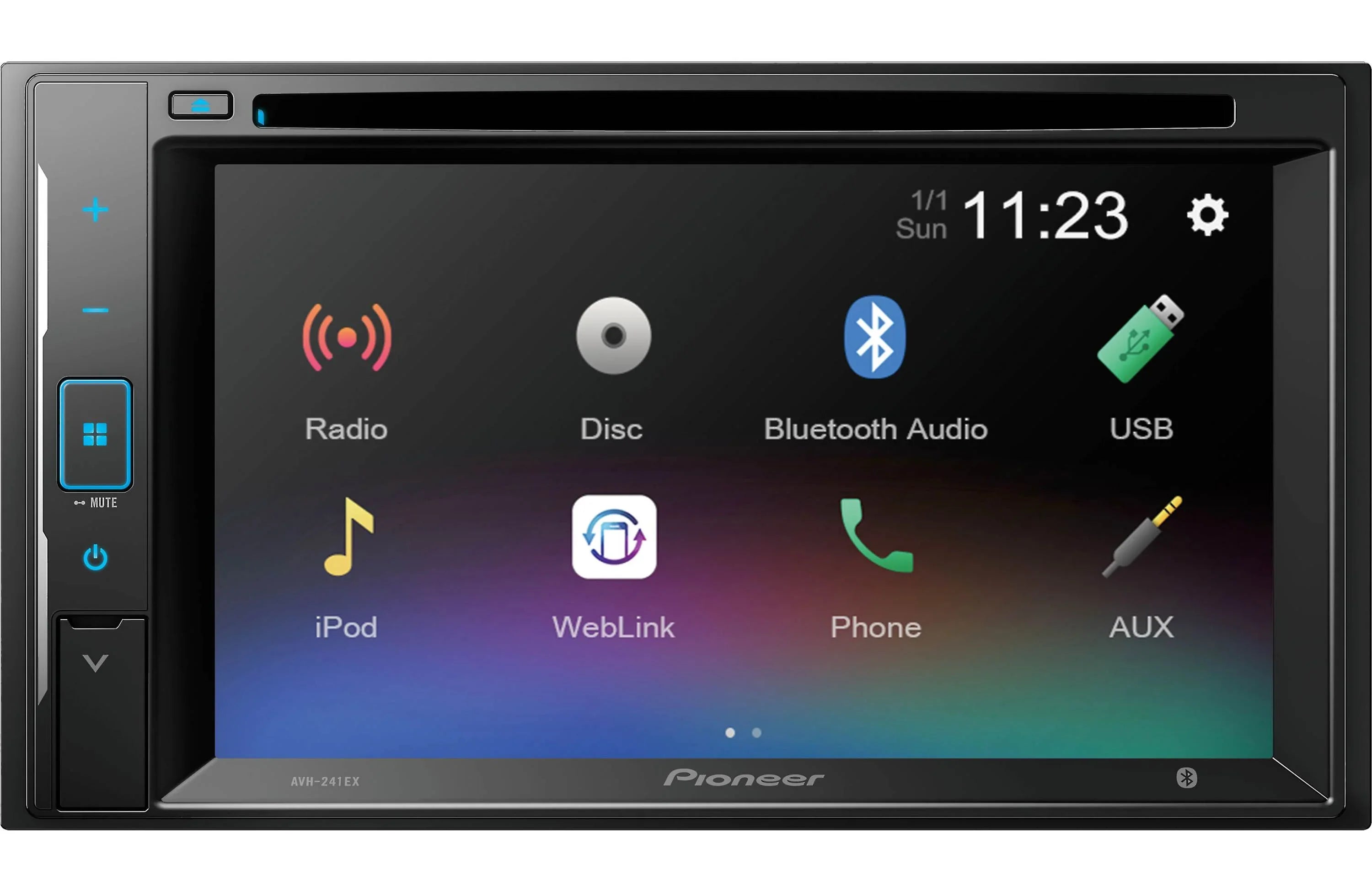 DVD AVH-241EX Camera with License Plate Pioneer Backup Receiver
