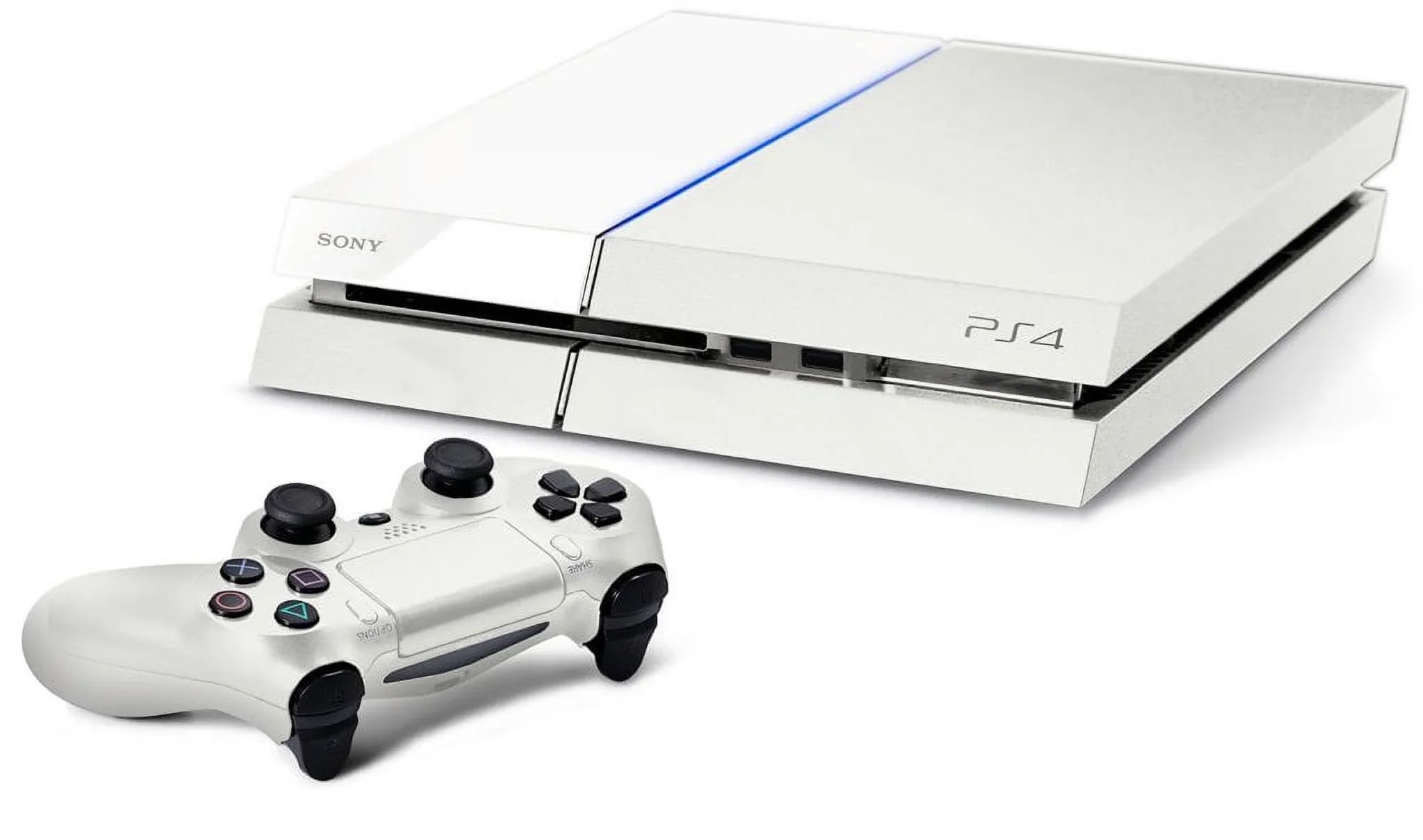 New) White, Kit 4 Console PlayStation Cable (Refurbished: Like Pre-Owned Cleaning Gaming With 500GB HDMI