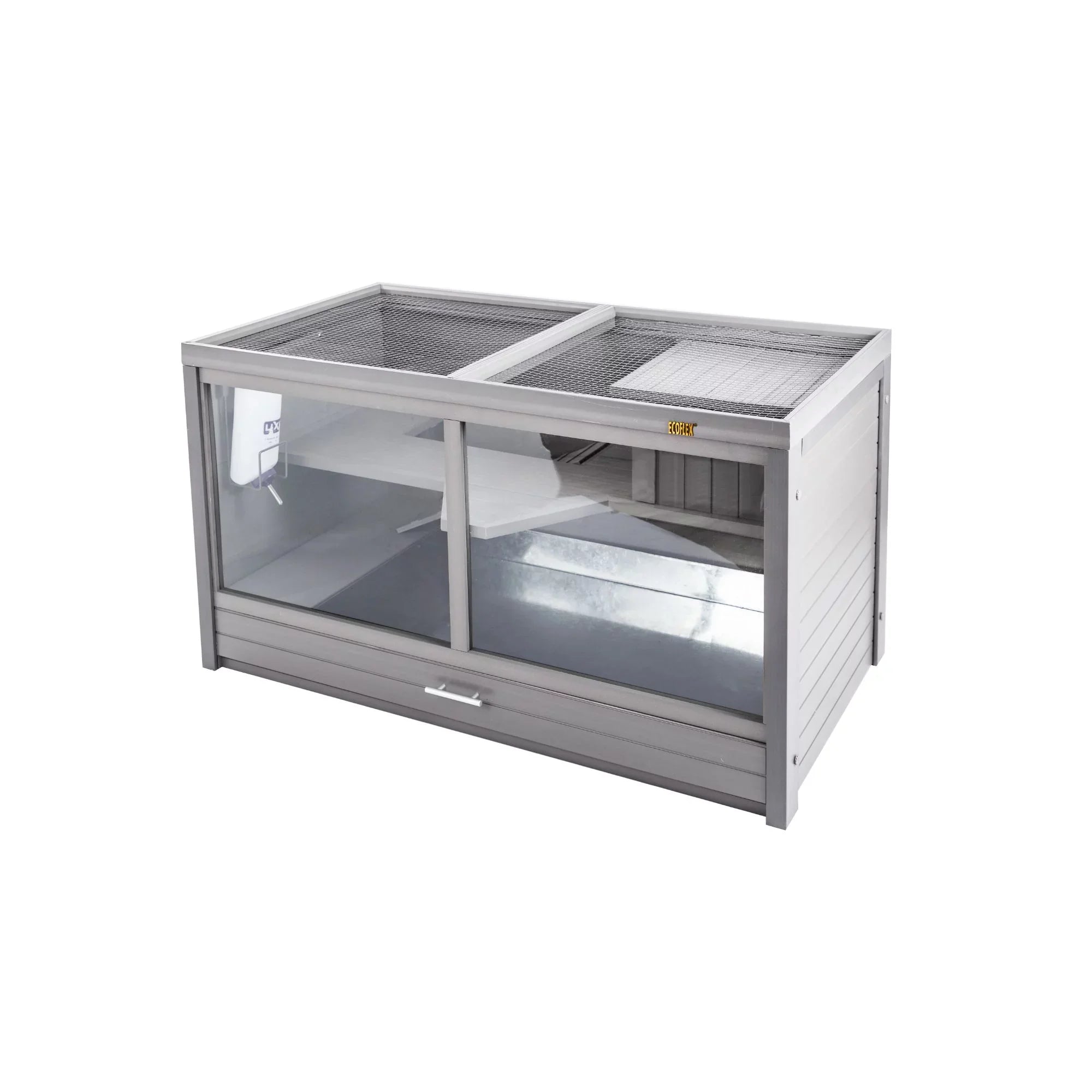Grey ECOFLEX® Indoor Habitat-Nantucket Avenue Jumbo Hutch Rabbit Park
