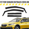 AEROGUYS Rain Outback In-Channel Car Visors, Extra Guards Fit Visors Window Vent Deflectors, Accessories Wind Visors, AG0268 Durable Window 4pcs. 2020-2024, - Subaru Deflectors Sun for