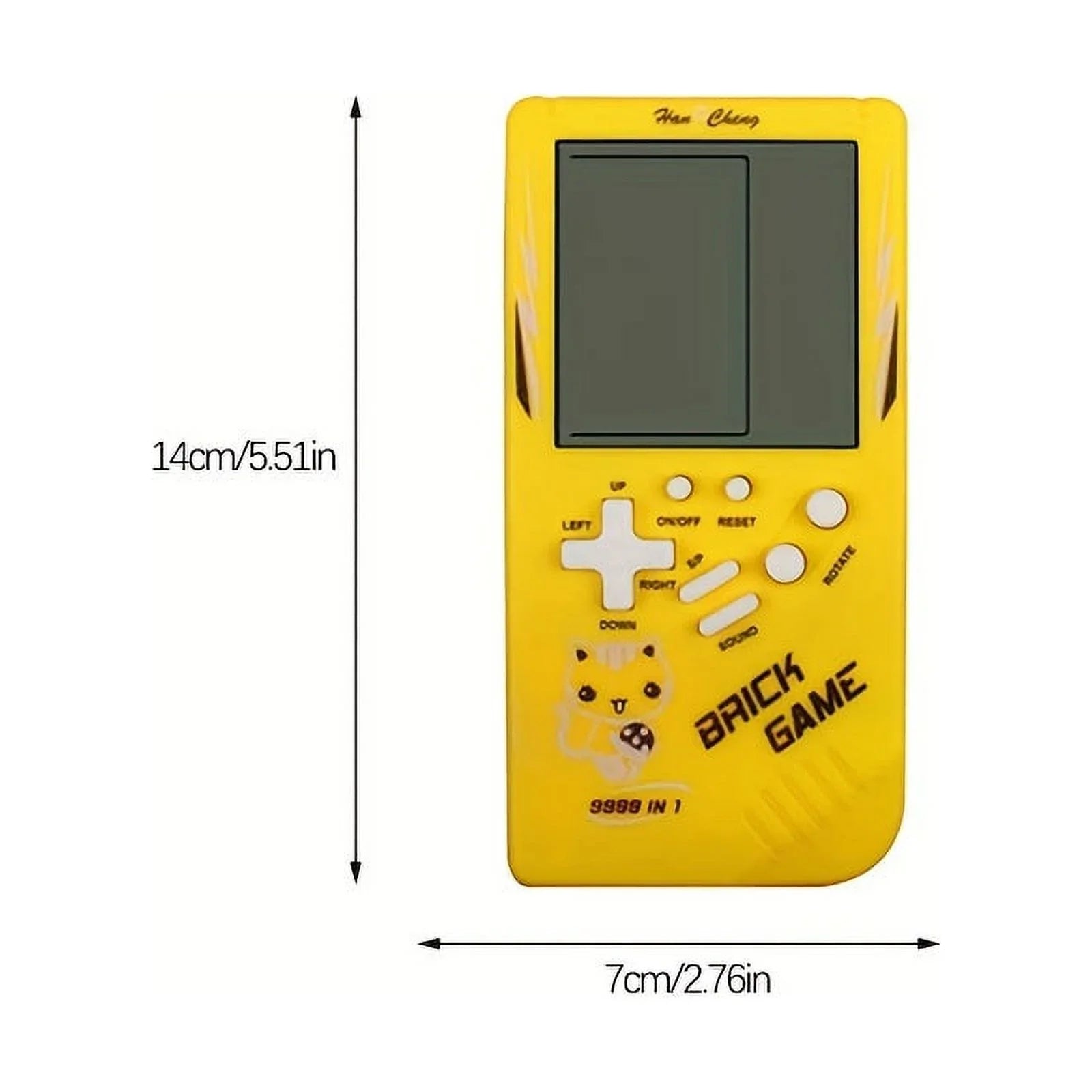 23 Mini Games Game Built-in Portable Game Inch For Tetris 8-Bit Machine Console Kids Gift Day Player Color Video Color LCD Kids/birthday/children's 3.5 Handheld