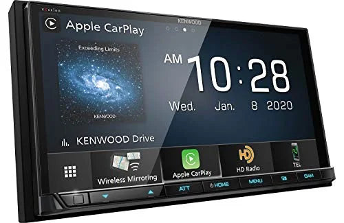 Multimedia Kenwood Capacitive HD Receiver Radio and DMX907 Digital 6.95" Bluetooth with Touch Excelon Panel