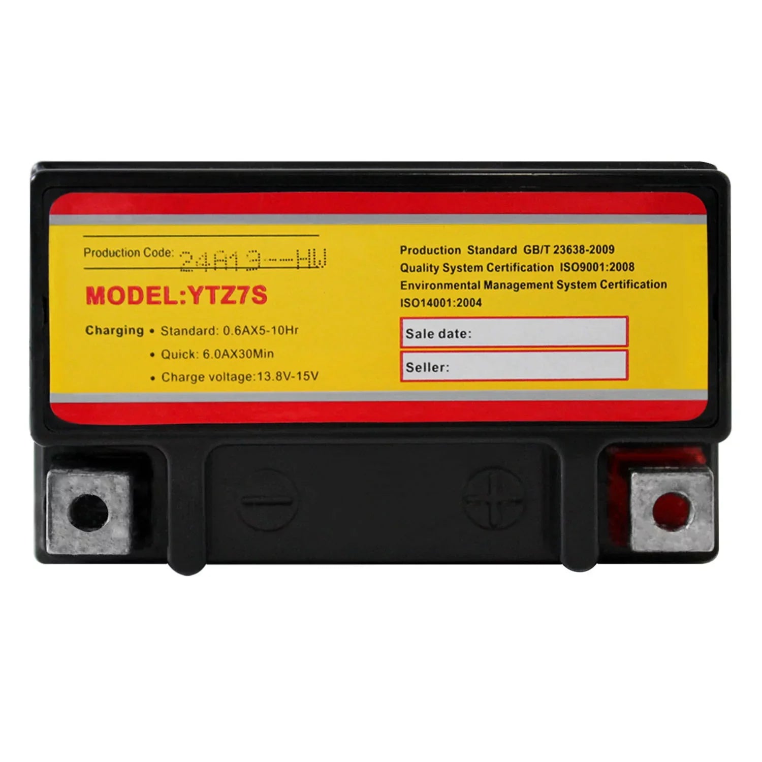 6AH Battery 1000 Replacement 12V for 2014-2016 YTZ7S S1000RR