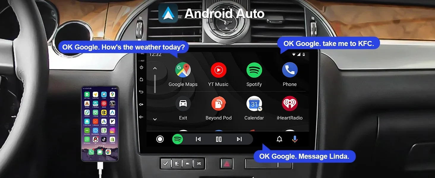 Radio & Screen Camera Car Backup with 2+32G FM Din Aumume IPS Android 10.1 Touchscreen BT for Chevrolet/GMC/Buick inches Stereo Carplay GPS Car Navi Android Support 10 Auto Double