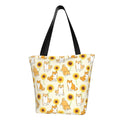 Bag,Shoulder Women'S Hobos Handbags Shiba Shopping Sunflower Tote And Inu Large Bag Dog Bag Lukts Capacity