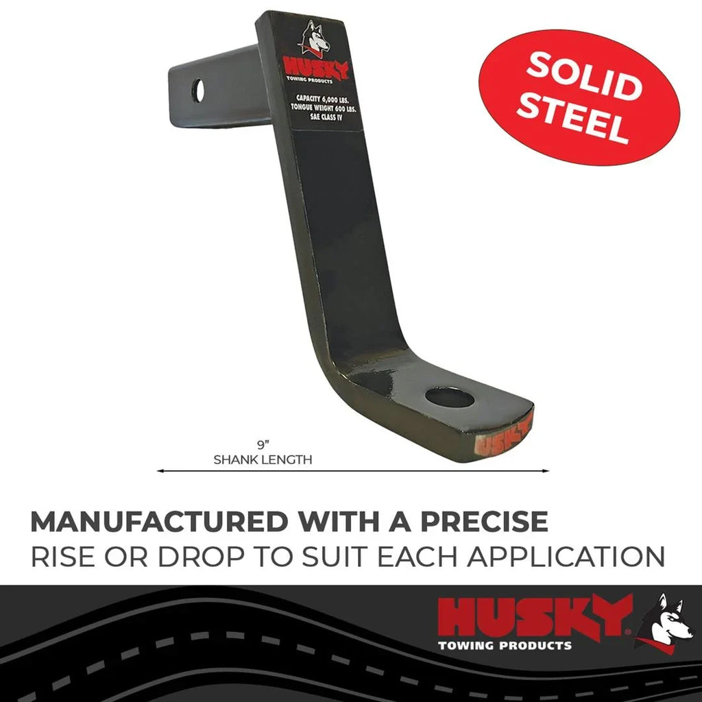 2" Husky Towing 31361 Ball Mount Trailer Hitch Receiver