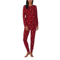 Red Ralph Knit Dog, Plaid, Brushed Set Lauren X-Small Women’s Pajama Henley Lauren