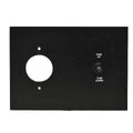 Lowe Switch 2125510 Trim Plastic 5 Inch x | Boat Panel Black 7